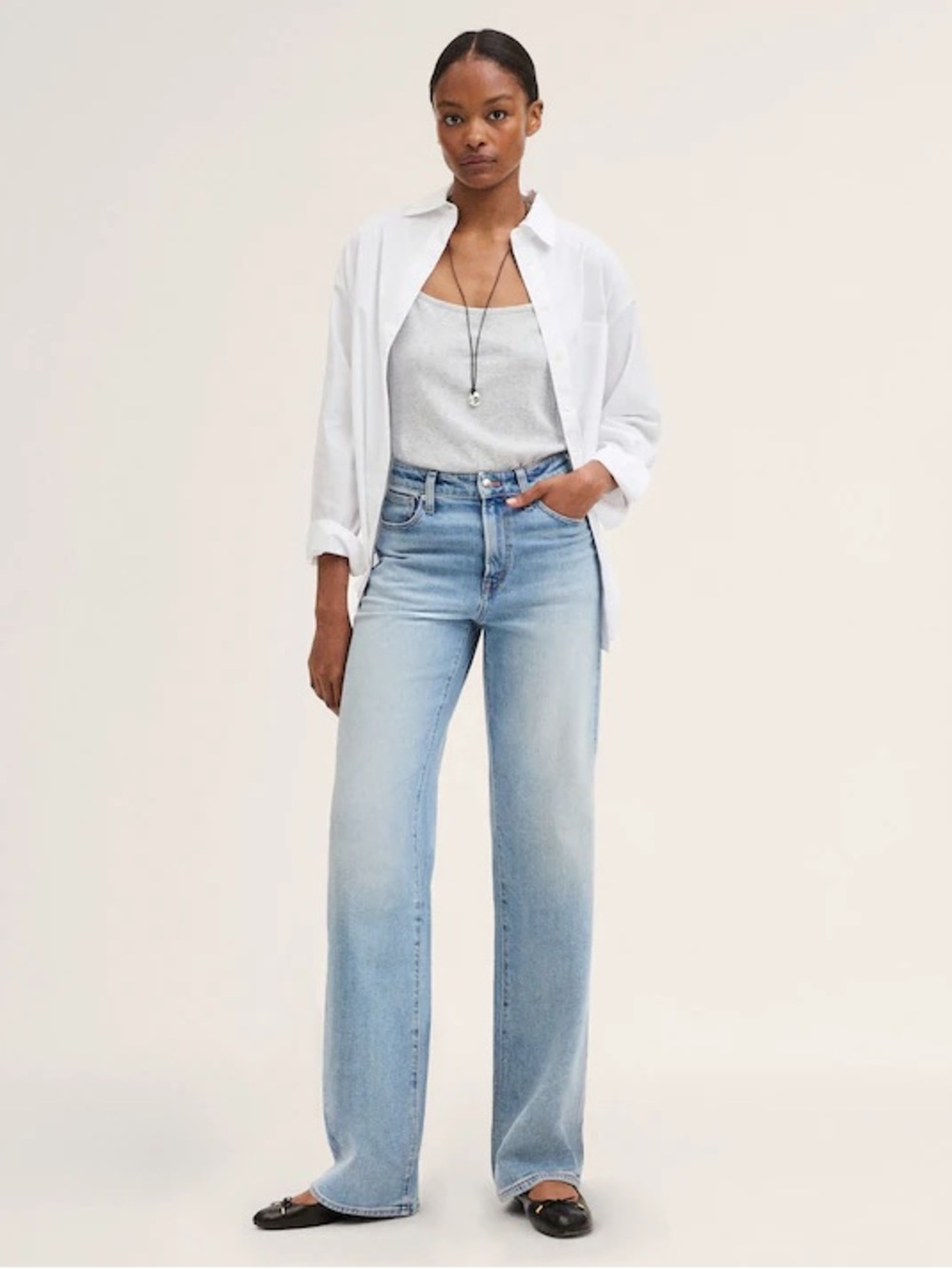 NEW Jeans Madewell The Curvy Perfect Vintage Wide-Leg Denim Jean Size 30T